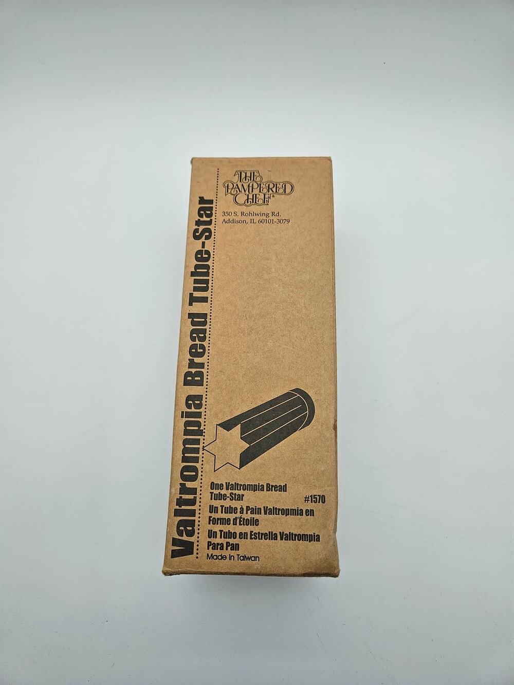 The Pampered Chef Vintage 2000's Valtrompia Bread Tube Star #1570